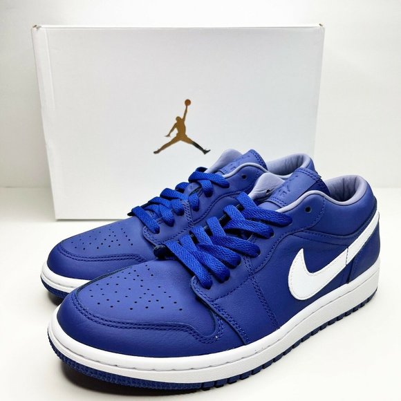Nike Air Jordan 1 Low SE Deep Royal Blue Sneakers Women's 8.5 DA8008-401 - Picture 1 of 11